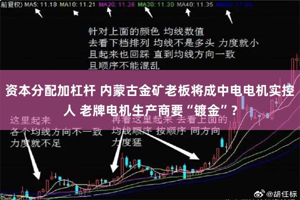 资本分配加杠杆 内蒙古金矿老板将成中电电机实控人 老牌电机生产商要“镀金”？