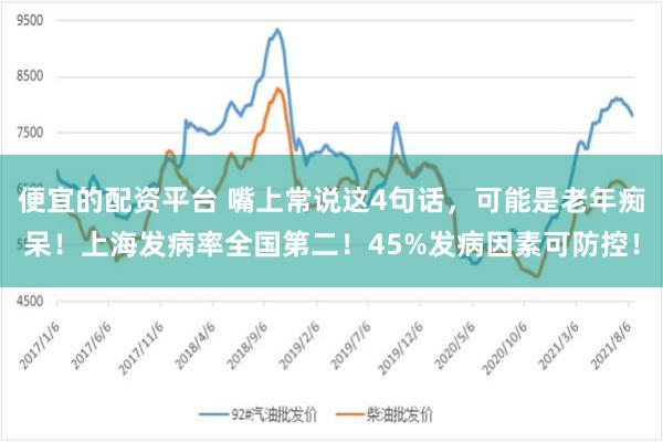 便宜的配资平台 嘴上常说这4句话，可能是老年痴呆！上海发病率全国第二！45%发病因素可防控！